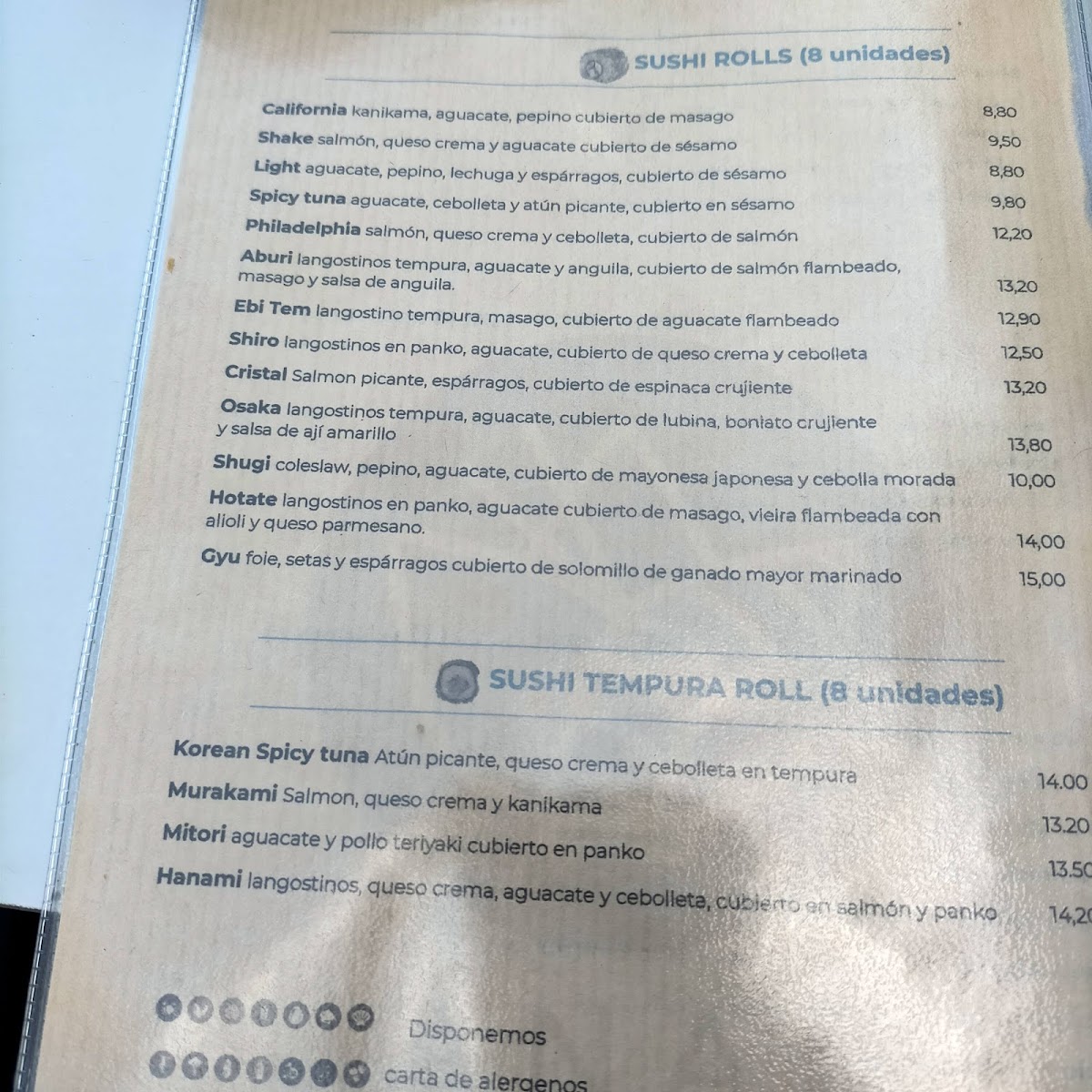 Menu Restaurante Hanami Castro-5