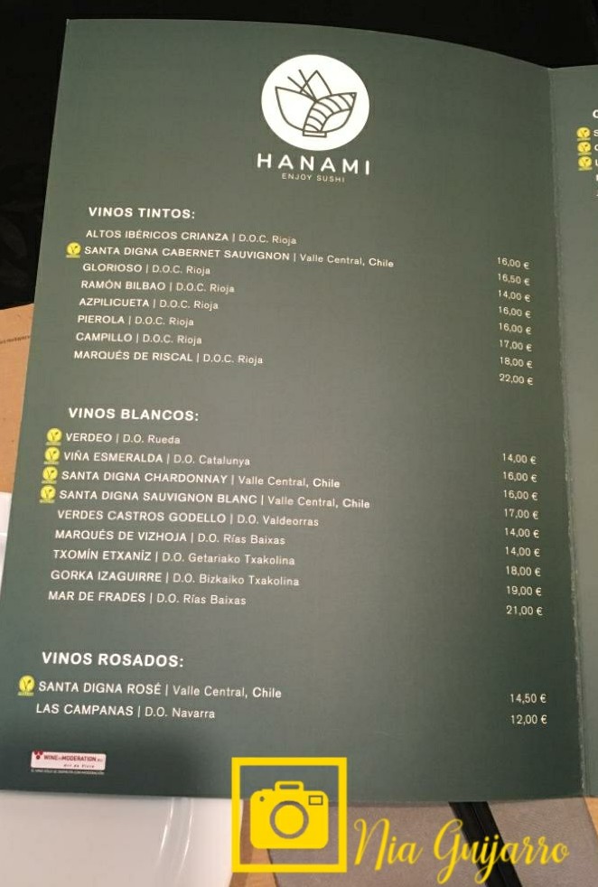 Menu Restaurante Hanami Castro-9